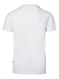 Herren V-Shirt Stretch Weiß
